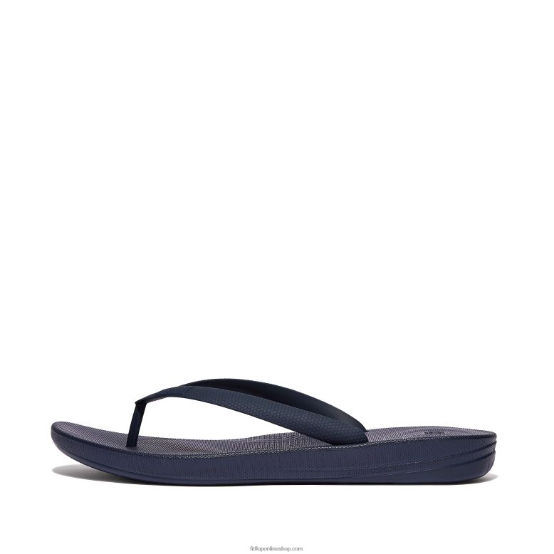 hombres Fitflop chanclas ergonómicas iqushion P802P205 azul marino medianoche