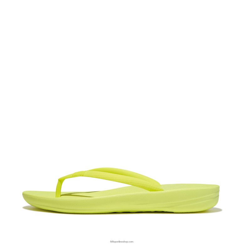 mujer Fitflop chanclas ergonómicas iqushion P802P19 amarillo electrico