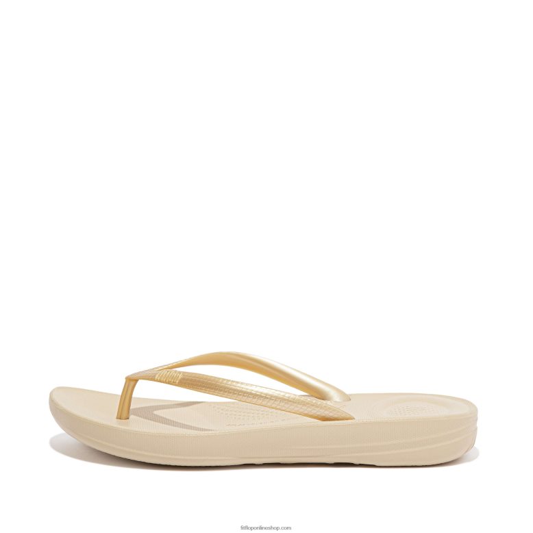 mujer Fitflop chanclas ergonómicas iqushion P802P23 oro