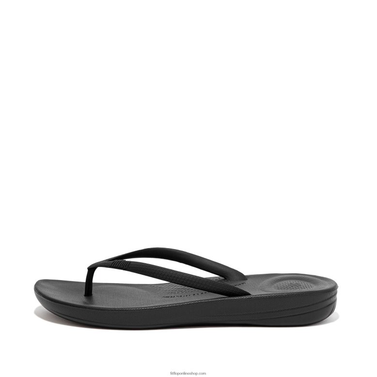 mujer Fitflop chanclas ergonómicas iqushion P802P25 todo negro